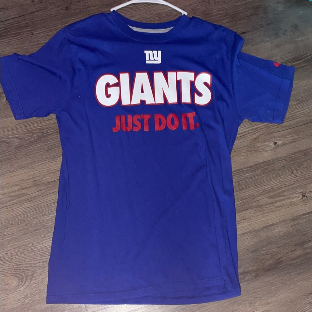 Nike Blue Giants Tee with Red Accents